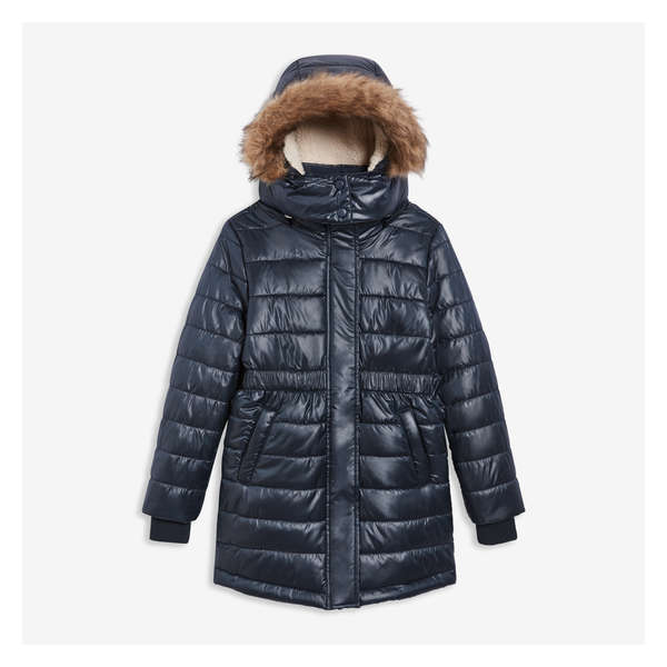 Long Puffer with PrimaLoft® - JF Midnight Blue
